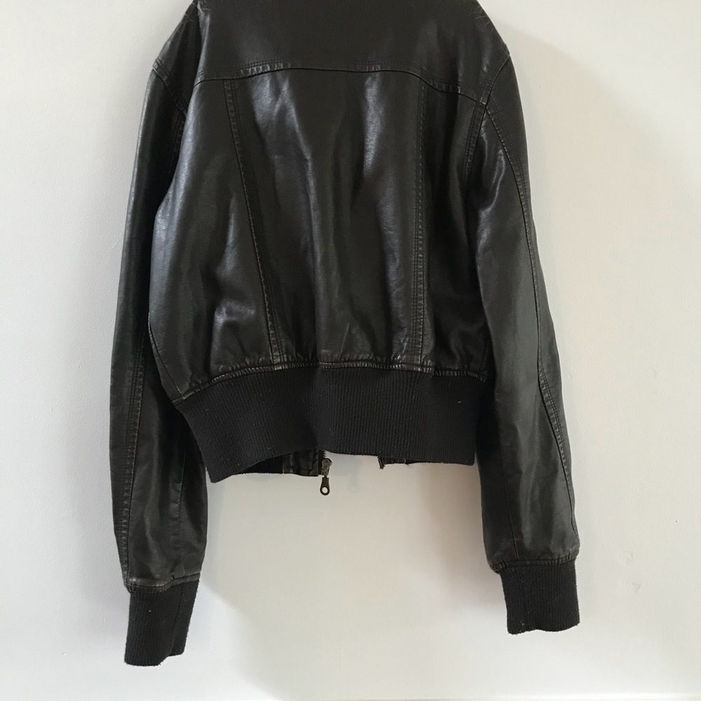 VINTAGE brown bomber jacket - Picture 8 of 8